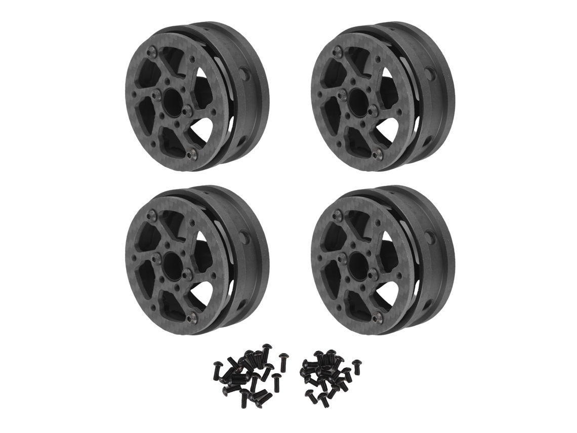 Aros De Roda Rc Laxiscreed 1.9 Polegadas Em Pack Com 4 Unidades Para Rc