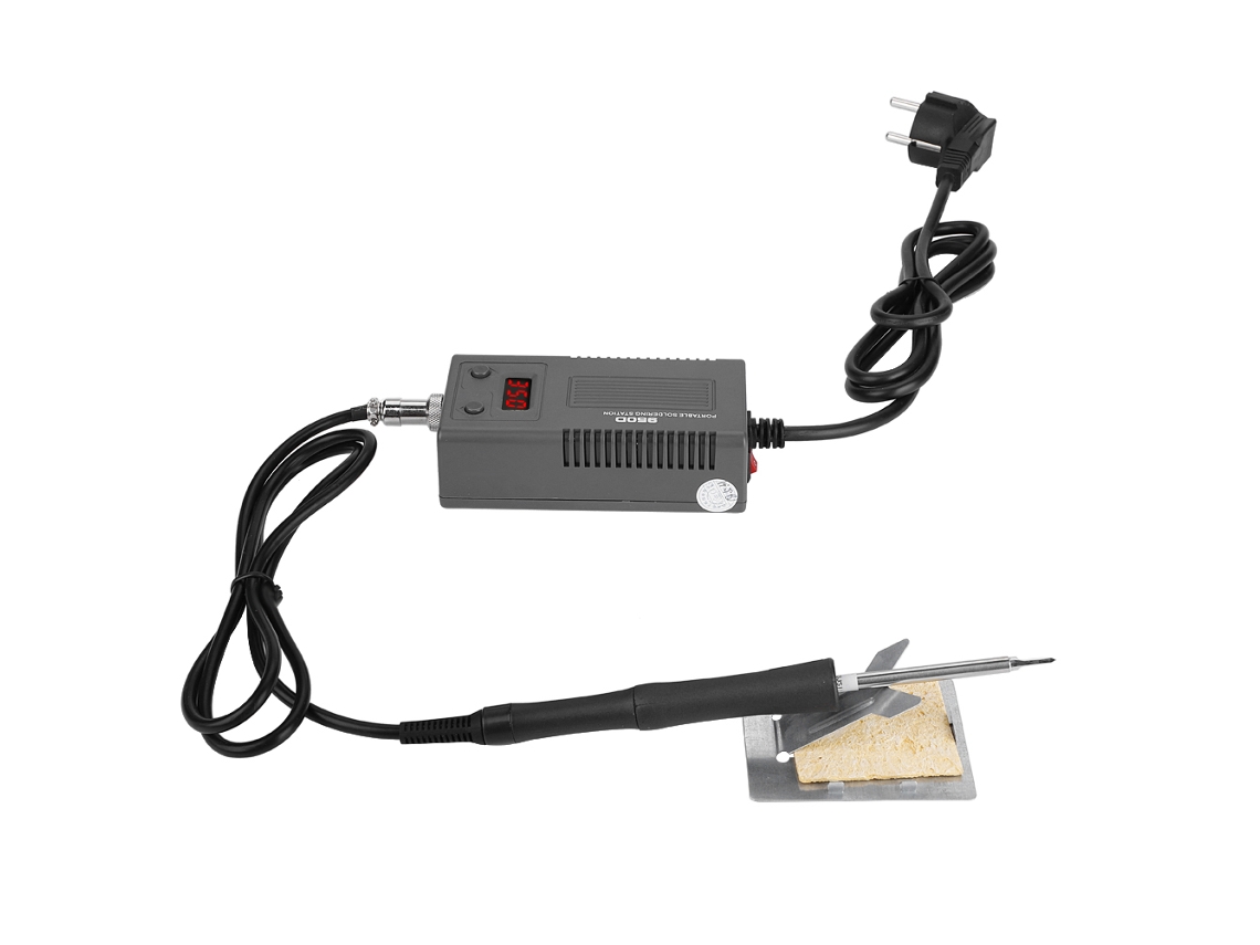 Estación De Soldadura Digital Mini Bk950d Con Punta T13-k, Ajustable Y Portátil