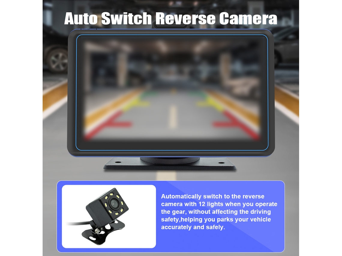 Receiver Mp5 Player 7'' Touchscreen Backup Camera Bt 5.0 Fm Appleplay Android Auto