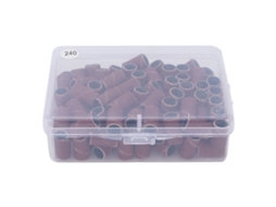 100pcs Fitas De Lixamento Para Unhas 240 Para Manicure Pedicure Polimento Remoção De Pele Morta Brocas De Lixar Unhas