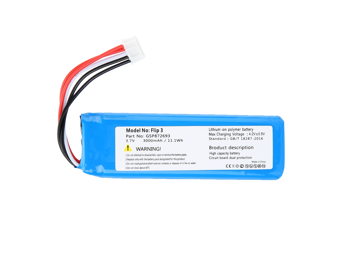 Batería de Litio de 3,7 V 3000 Mah/11,1 Wh para Altavoz Flip 3, Repuesto Recargable Oem