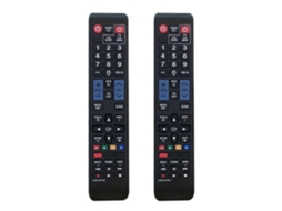 2 Controles Remotos Universais De Substituição Para Smart Tvs, Compatíveis Com Samsung Tvs Aa59-00784c, Aa59-00784a E Aa59-0784b._glo