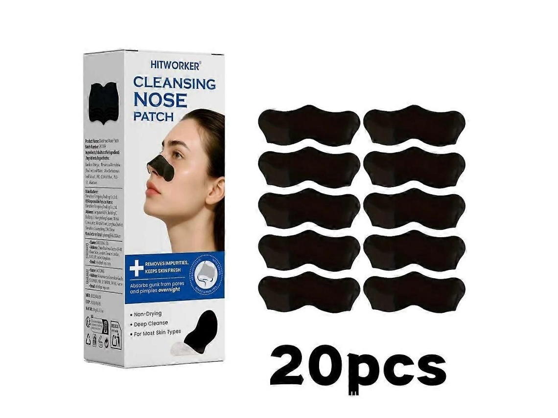 Adesivos de Limpeza Nasal Pretos para Limpeza Profunda Dos Poros e Remoção de Cravos. Cuidados com a Pele. TAISHENGDA