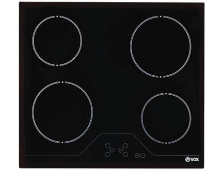 Placa de Vitrocerâmica VOX EBC 400DB (Elétrica - 59 cm - Preto)