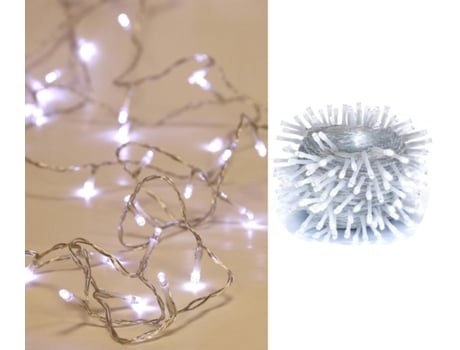 Luzes de Guirlandas Led Plugue Externo em 8 Modos Cabo Transparente com Decoração de Temporizador para Árvore de Natal Várias SELEOK