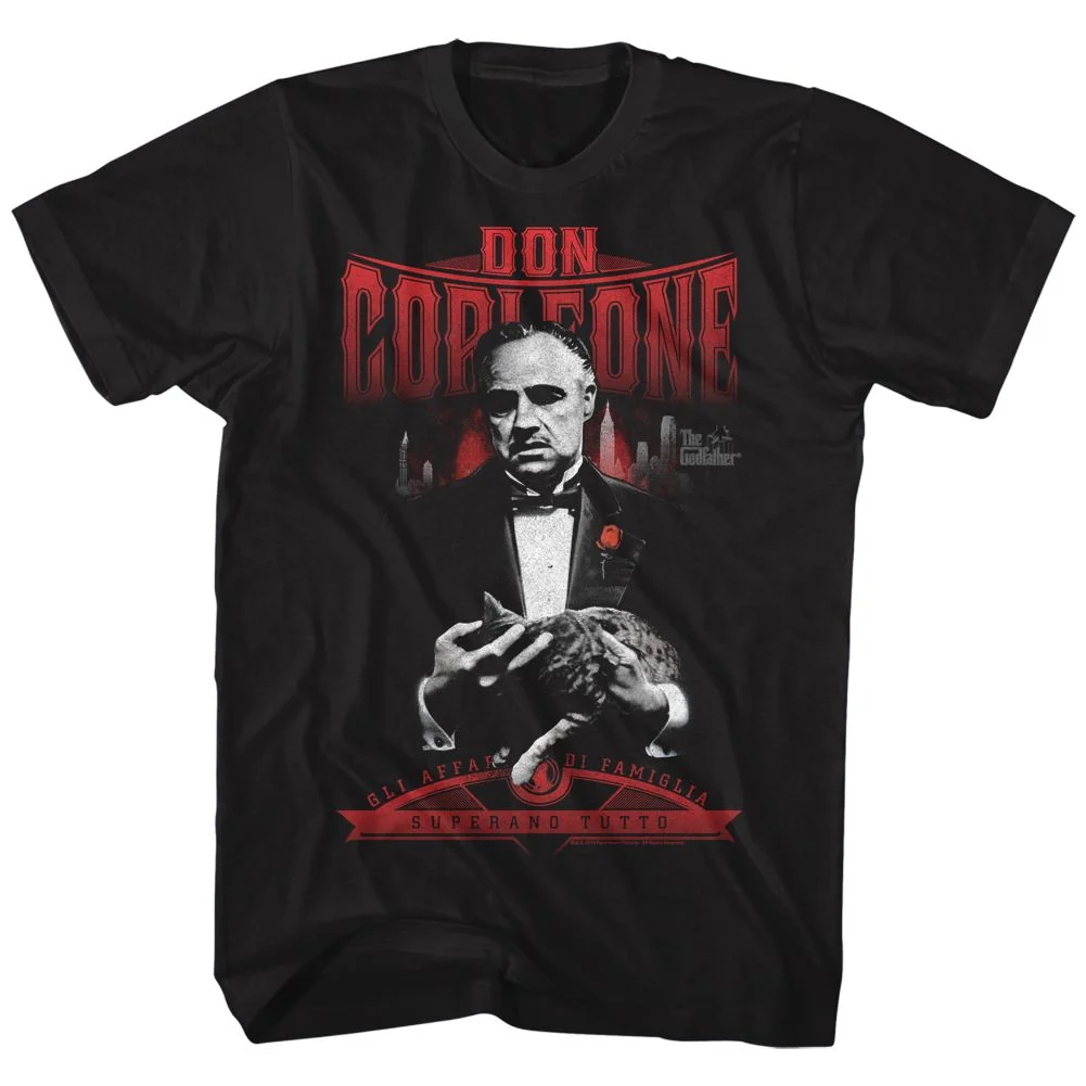 Rockinstone Godfather El Don Black Adult T-shirt Size:s