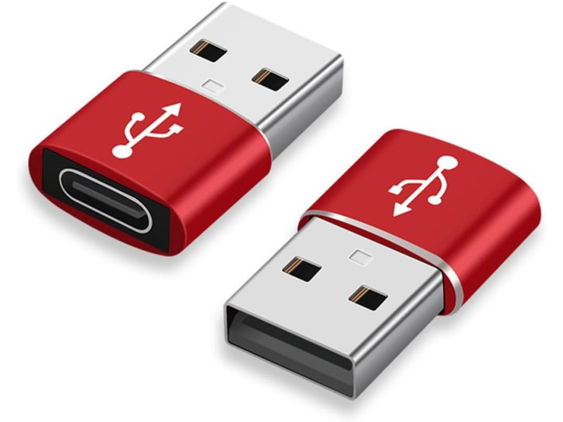 Conjunto De 5 Adaptadores Usb-c Para Usb-a Em Liga De Alumínio