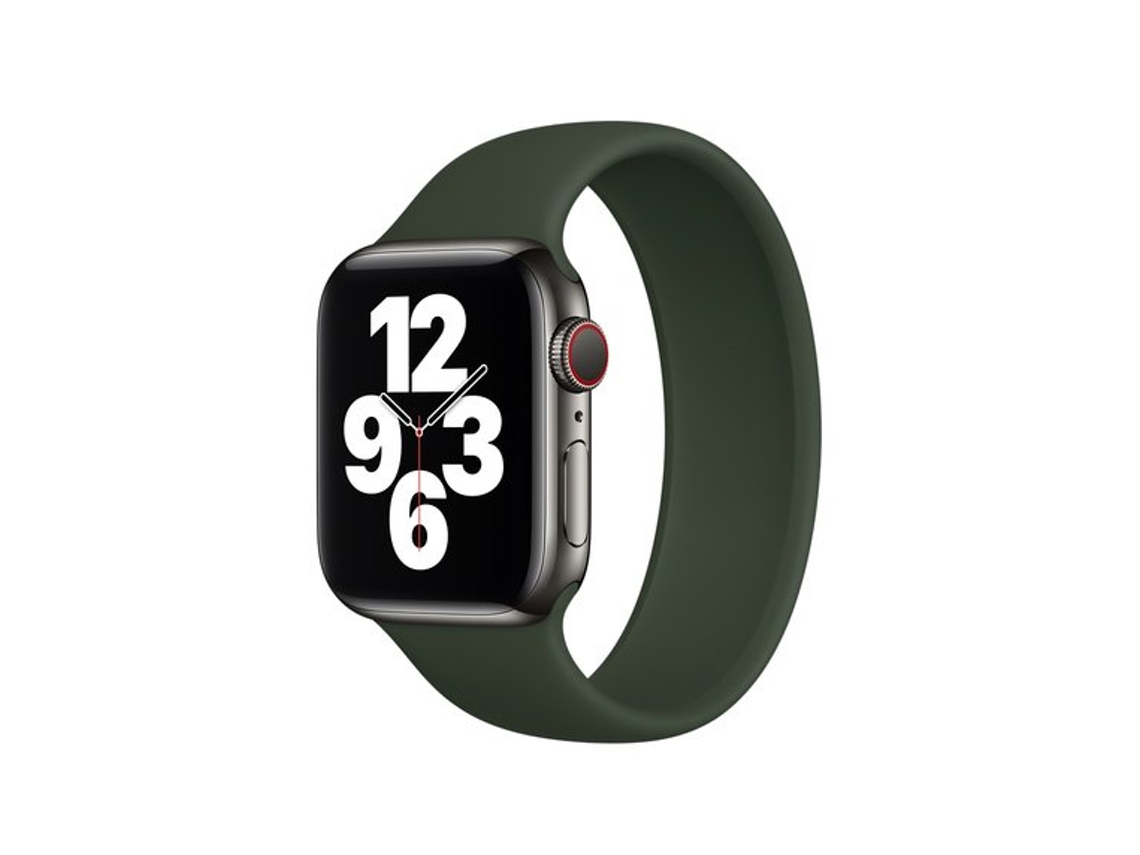 Pulseira Siliconsense Solo para Apple Watch Ultra 3, verde escuro, Phonecare (177 mm e 190 mm)