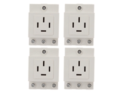 Timer De Tomada Material Retardante De Chamas Capacidade De Sobreload Alta Fácil Instalação 440vac30‑416 (4pçs)