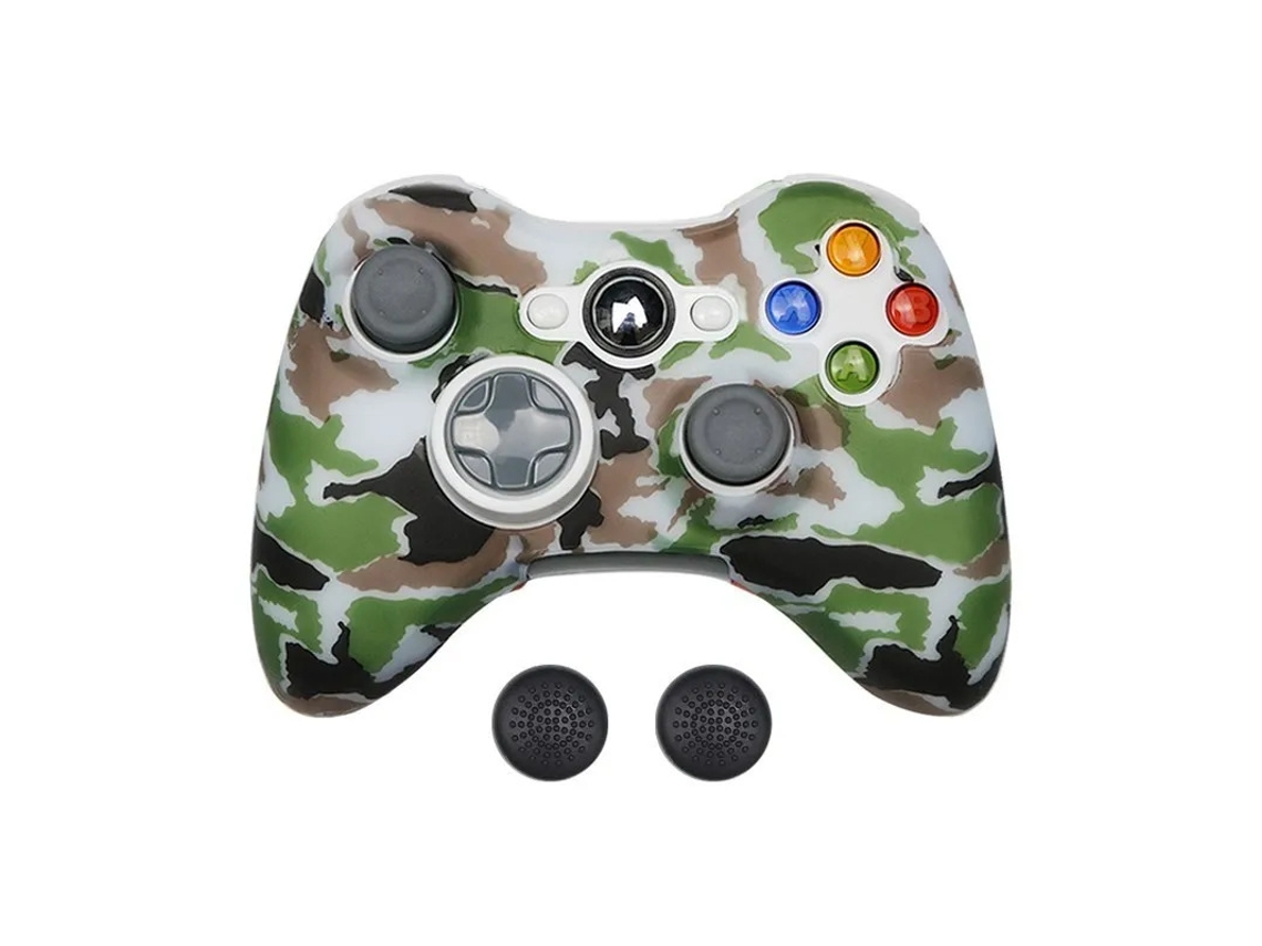 Capa Comando Para Xbox360, Capa Protetora De Silicone Antiderrapante Com Botão De Polegar Cuich