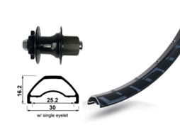 Roda Frontal XLC . Rodi Ready Val5 C Ojetes Neg (Preto)