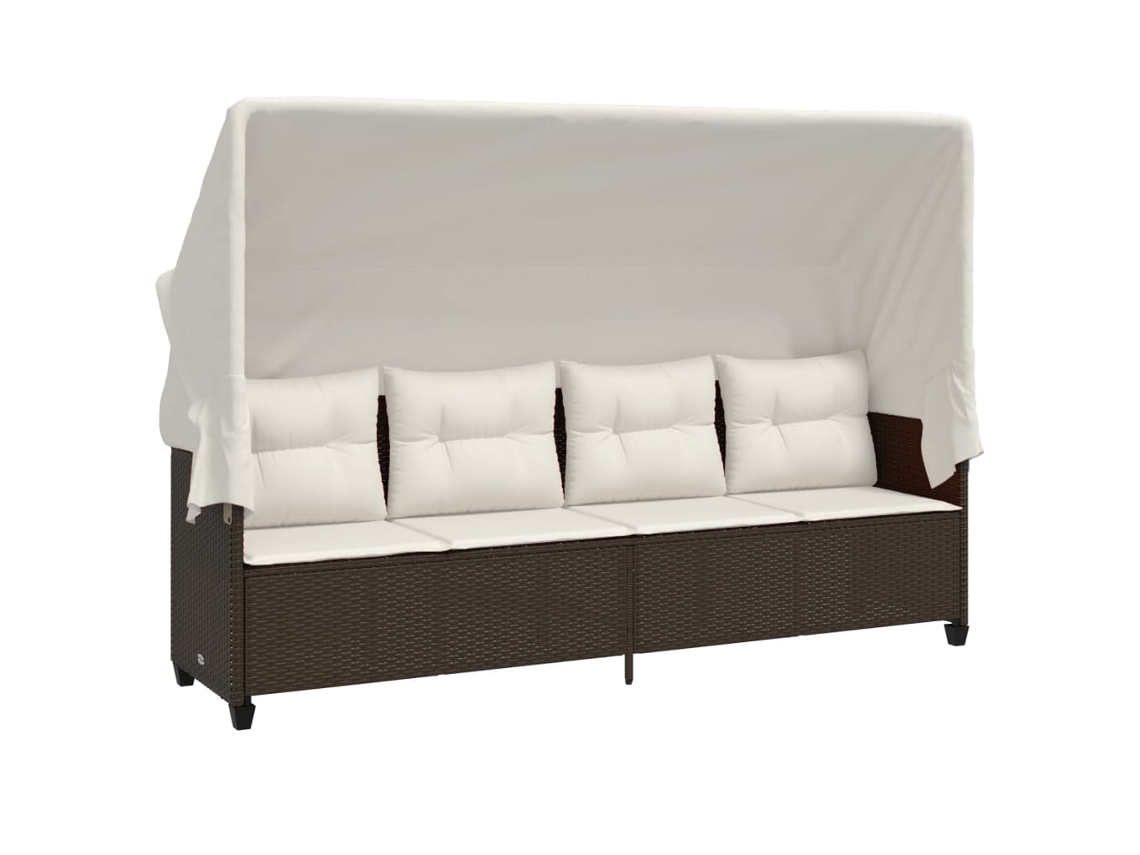 Sun Lounger, Sun Loungers Vidaxl Marrom Rattan / Vime (n/a)