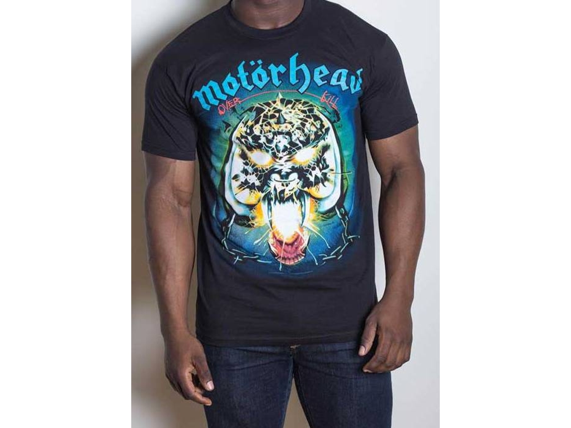 T-Shirt ROCK OFF Motörhead - Overkill Preto (Tamanho: XL)
