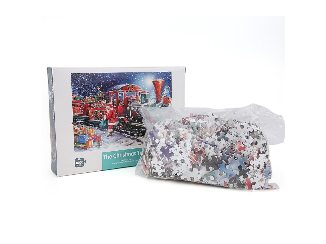 Laxiscreed Quebra-cabeça De Natal Santa Claus 1000 Peças Para Adultos, Diversão E Presente Ideal No Natal
