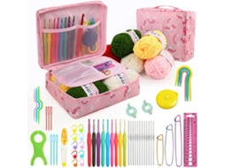 Lurelia Kit De Croché Para Iniciantes Com Agulhas Ergonómicas