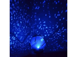 Projetor de Céu Estrelado Romântico e Mágico "faça Você Mesmo", Luz Azul, Luz Branca, Luz Amarela BRILVIBERA