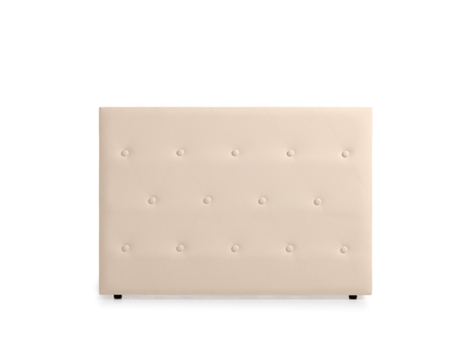 Cabeceira MOONIA Estofada Venice Pele Sintética 145 X 115 X 12 cm