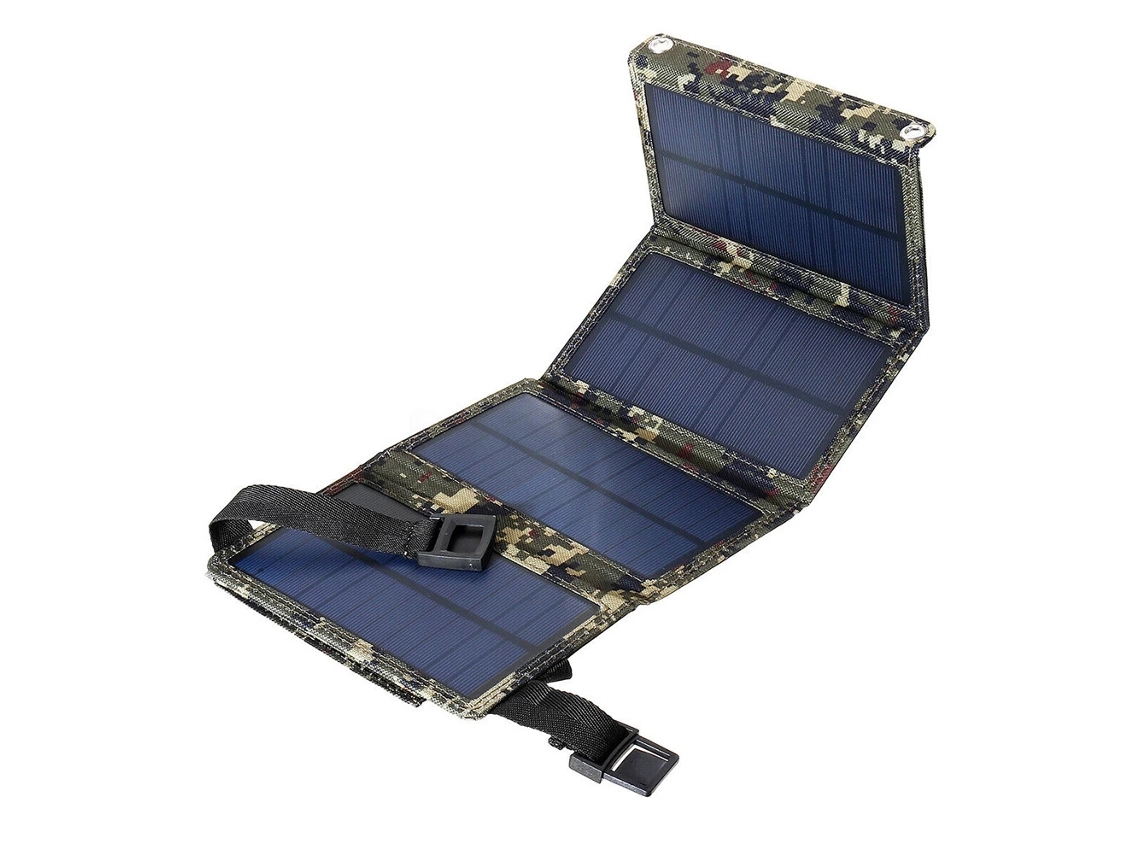 Kit Painel Solar Dobrável 10W Ferramentas de Jardinagem