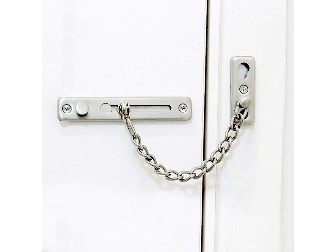 Corrente De Segurança Em Aço Inoxidável Para Porta, Protetor Trava Segurança, Porta Klb