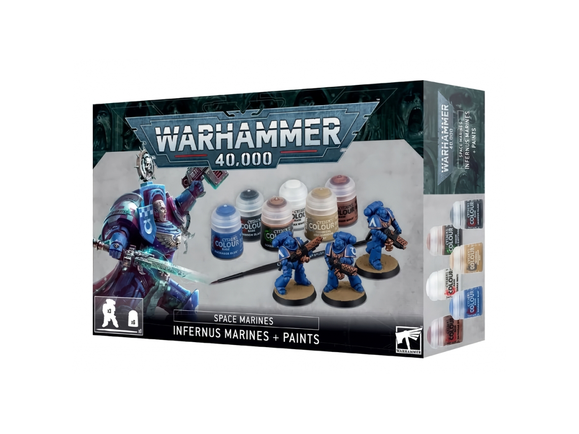 Infernus Marines + Paint Set GAMES WORKSHOP