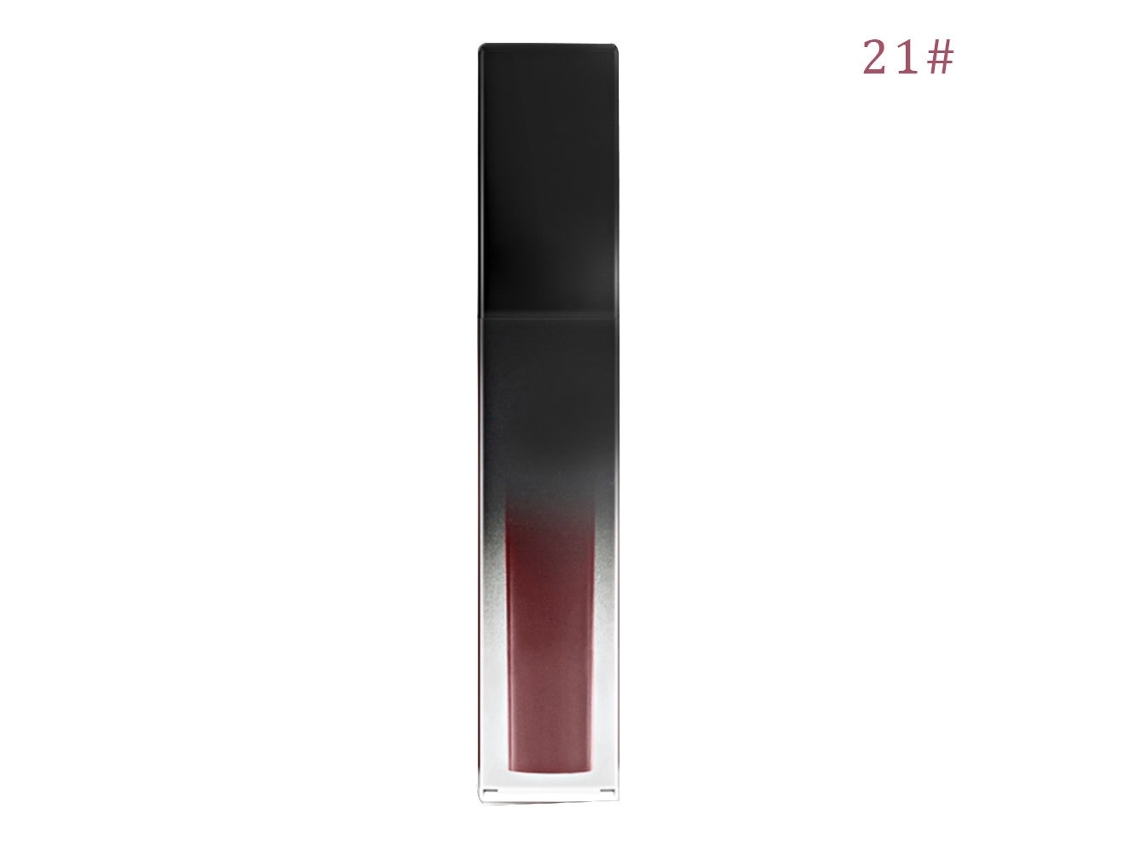 Labial Líquido Mate De Longa Duração Não Pegajoso Brilho Labial Cosmético 5 Cores 5.7ml 21