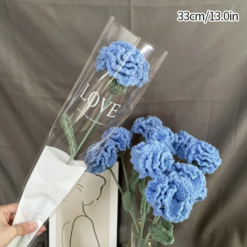 Flores Tricotadas À Mão, Flores de Crochê, Buquês de Flores "faça Você Mesmo". MDUG