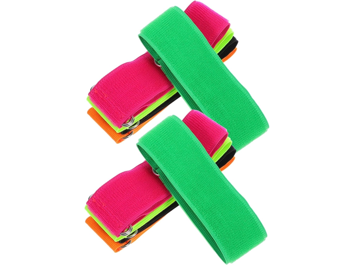 Conjunto de 10 Faixas Elásticas Ajustáveis para Corrida, resistência para meninos e meninas