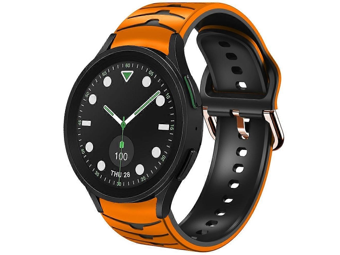 Pulseira De Relógio De Silicone Com Textura Curva