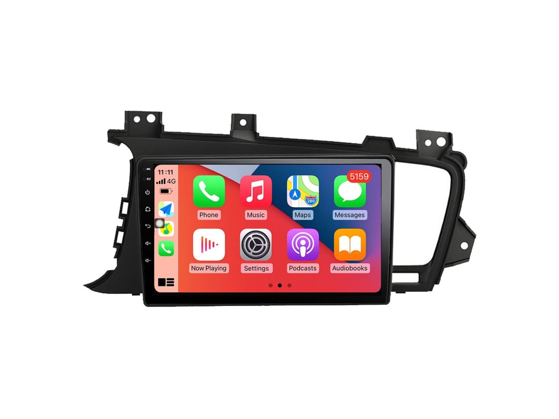Auto Rádio Carro Bluetooth Autoradio 8GB RAM 128G ROM CarPlay Navegação GPS Ecrã Táctil RoverOne para Kia K5 Optima 2011-2015  