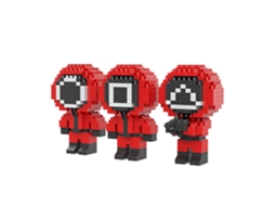 Blocos De Montar Em Miniatura Para Construção De Uma Represa De Lulas. 3 Guardas. 700 Peças, 8x4x4 Cm Cada.