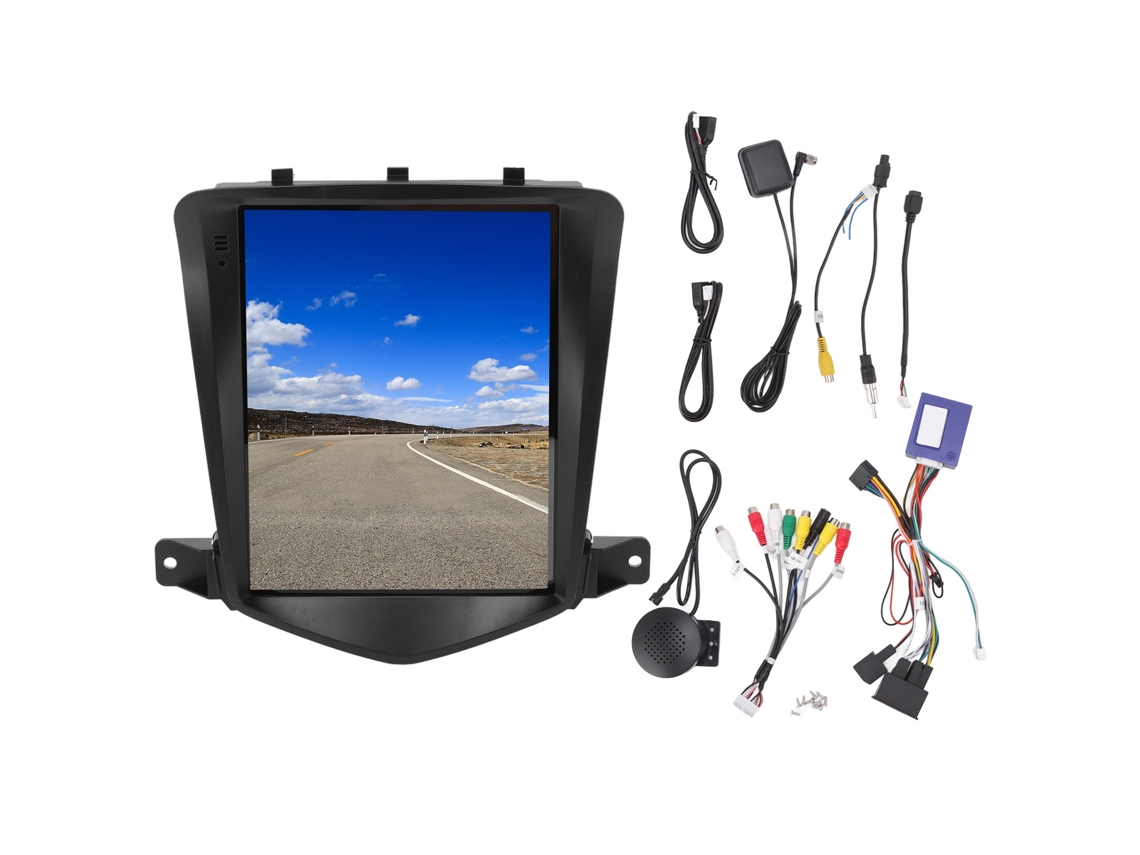 Stereo Multimídia Carro 9.7 Polegadas 2 Din Wifi Bluetooth Gps para Cruze J300 2008 2012