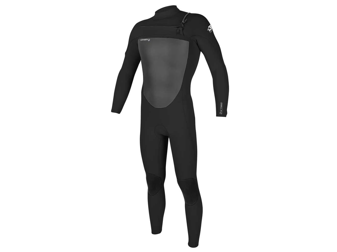 Terno de Neoprene Manga Longa com Zíper no Peito Epic 3/2 Preto So´Neill Wetsuits