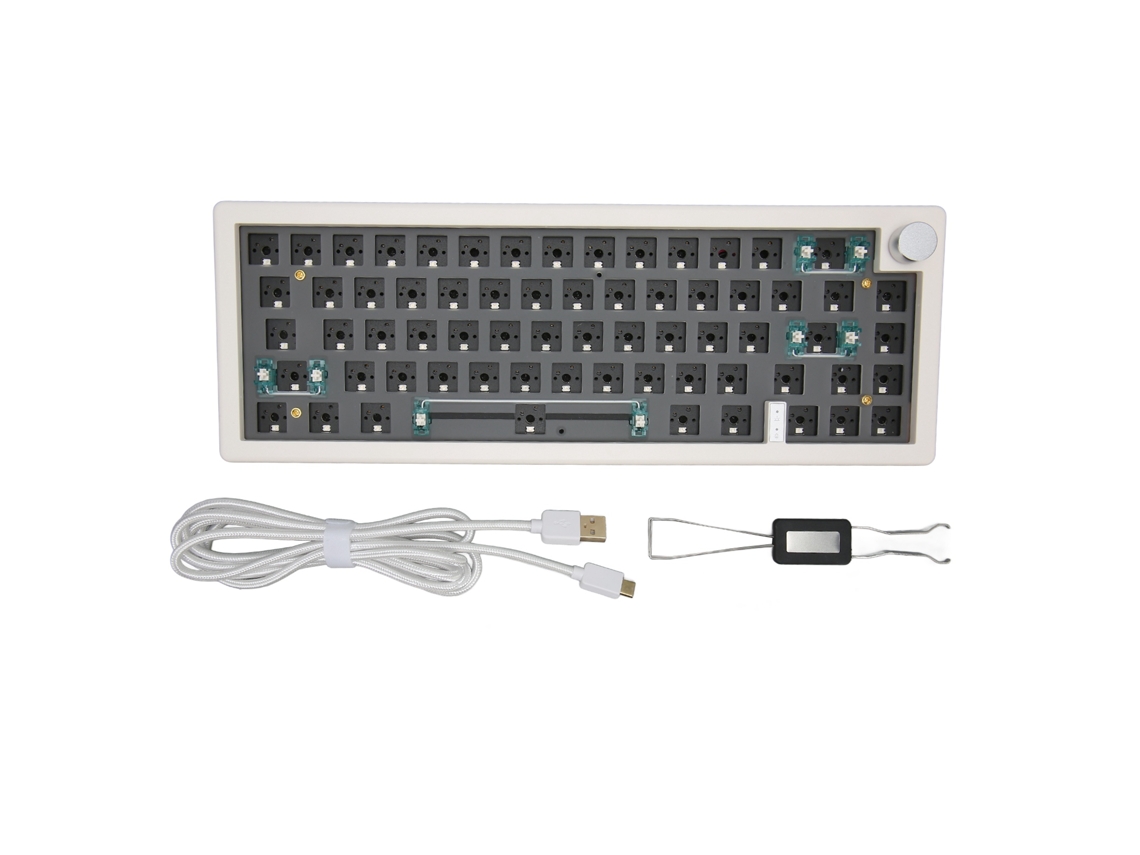 Kit De Teclado Mecânico Hotswap Diy Com 67 Teclas