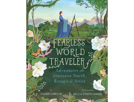 Livro fearless world traveler de laurie lawlor (inglês)