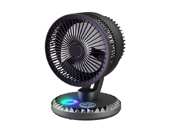 Ventoinha Circuladora De Ar Usb, Preta, Plug-in, Secretária