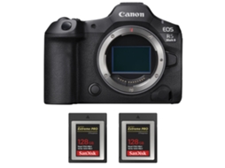 Eos R5 Mark Ii + 2 Sandisk 128gb Extreme Pro Cfexpress Type B + Ebook “20 Dicas para Fotos Que Impressionam” CANON