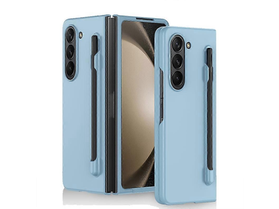 Capa De Pc Skin Feel Com Compartimentos Para Caneta, Caneta Não Incluída Para Samsung Galaxy Z Fold5
