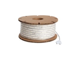 Fita Led Regulável 220v Smd 120 Led/m Rolo 50m 8.5w/m 850lm/m Largura 12mm Corte 20cm Ip65 Vermelho