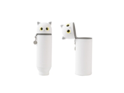 Estojo De Silicone Itotal Gato Branco Xl2482c