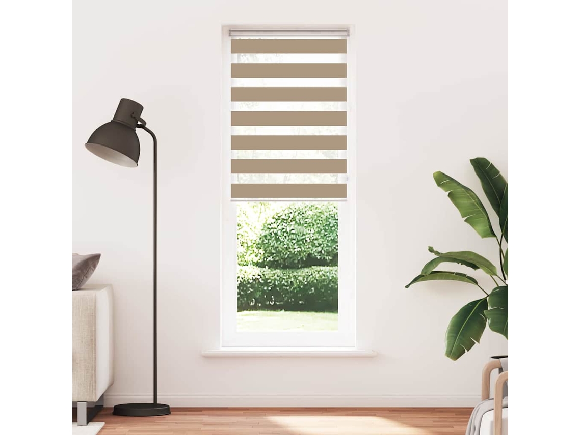 Cortina de Zebra - Persiana 70x200 Cm Largura do Tecido 65,9 Cm Poliéster HARLANV1