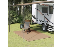 Vidaxl Tapete De Campismo Para Tenda 250x200 Cm Cinzento-acastanhado