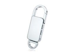 Chaveiro Gravador De Voz De 32 Gb, Gravadores De Voz Digital Com Redução De Ruído, Para Palestras, Reuniões, Aula, Escritório, Prata Yizhood