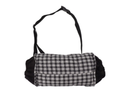 Bolsa Aquecedora De Mão Poliéster Xadrez Usb Aquecida Ajustável À Prova Dágua Para Inverno Frio Caça Ao Ar Livre Caminhadas Acampamento Preto E Branc