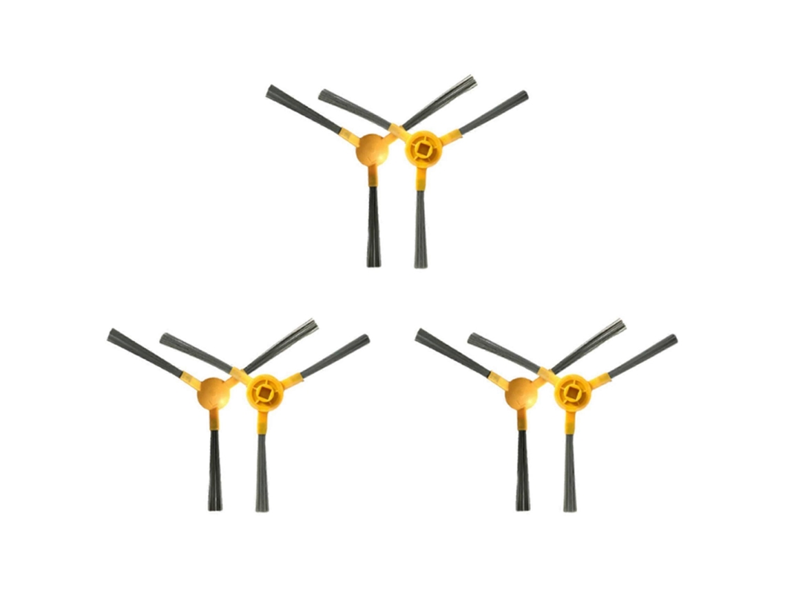 Conjunto De 6 Escovas Laterais Para Aspirador Robô Haier T550w T560h - Acessórios De Limpeza Doméstica Duráveis E De Reposição_ptg