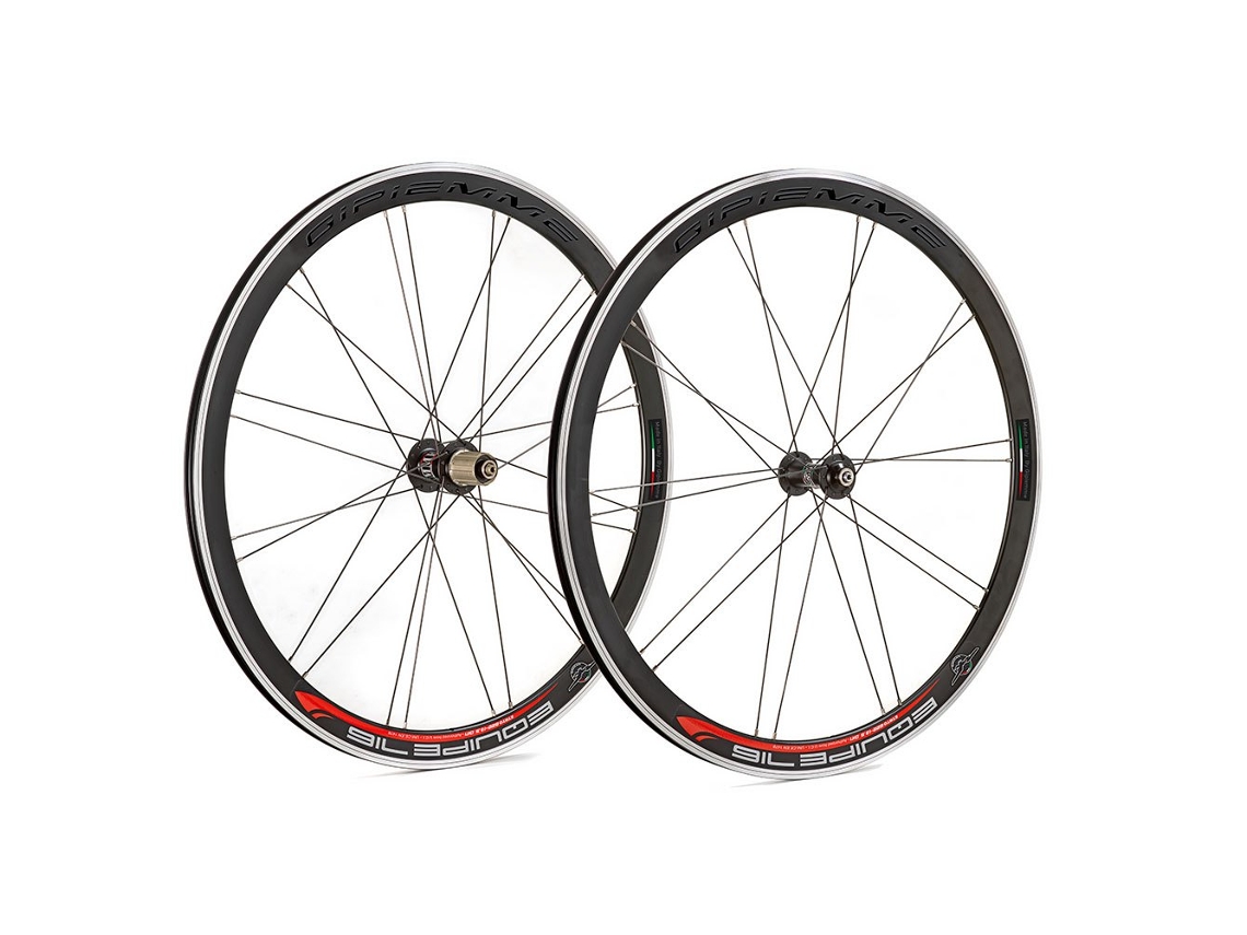 Par Rodas Estrada Equipe 716 Preto 9 X 100 / 9 X 130 Mm / Campagnologipiemme