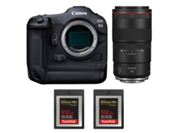 Eos R3 + Rf 100mm F/2.8 L Macro Is Usm + 2 Sandisk 512gb Extreme Pro Cfexpress Type B + Ebook “20 Dicas para Fotos Que Impressionam” CANON
