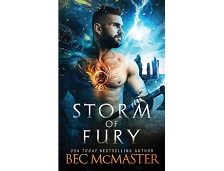 Livro Storm of Fury Dragon Shifter Romance Legends of the Storm de Bec McMaster (Inglês)