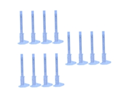 Conjunto De 3 Mini Paquímetros De Plástico Robustos Para Medições Leves E Fáceis.