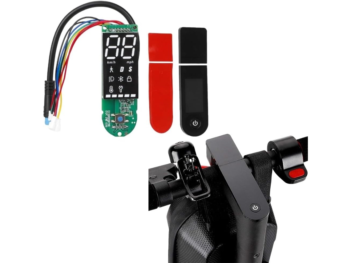 Placa De Circuito Impresso Com Display Digital 1s Para Scooter