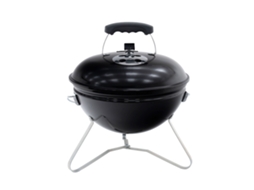 Barbecue KEKAI Portátil de Mesa Tahoe 37x37x44 cm Tampa com Sistema de Transporte e Bloqueio Esmaltado Negro